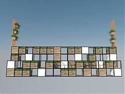 大型室内植物SU模型