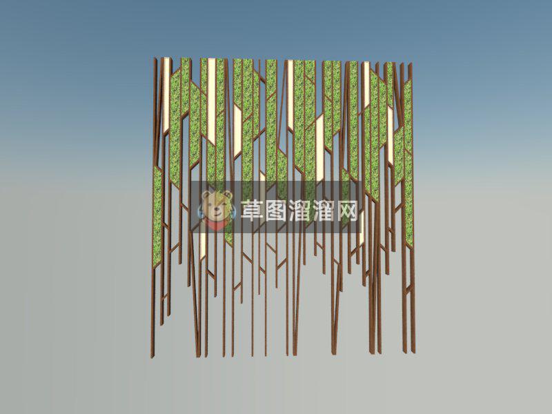 墙饰装饰SU模型