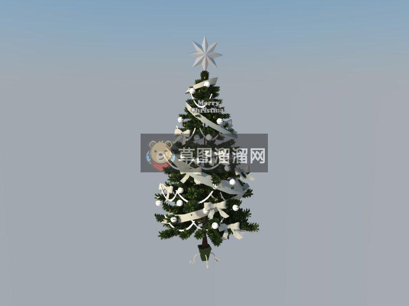 圣诞树装饰品SU模型