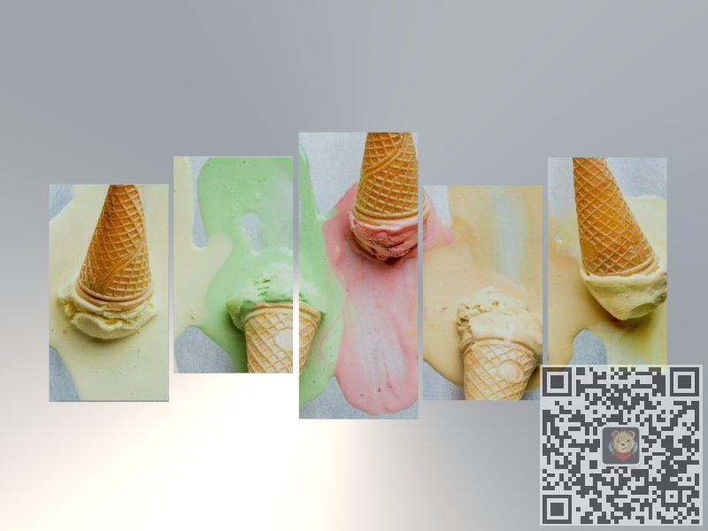 照片墙装饰画SU模型