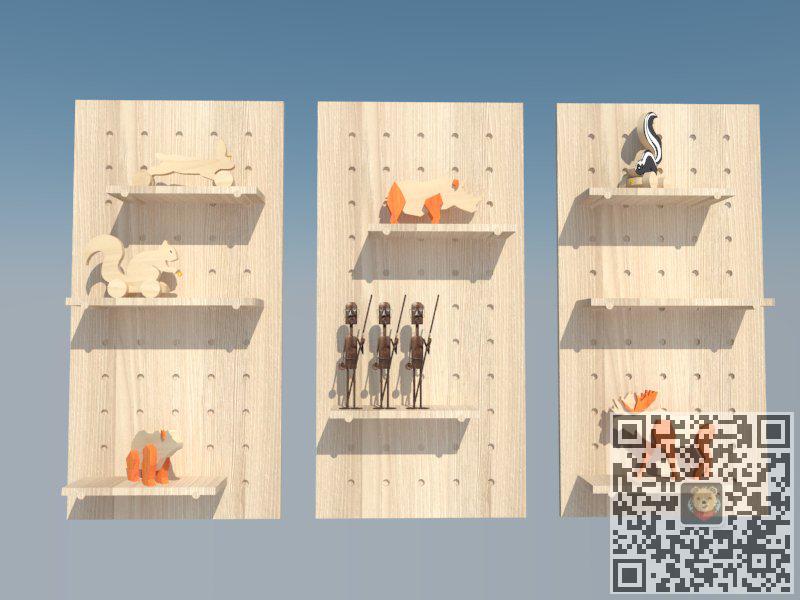 儿童玩具装饰板SU模型