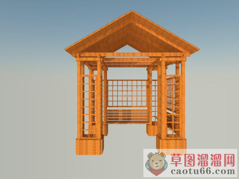 装饰凉亭SU模型