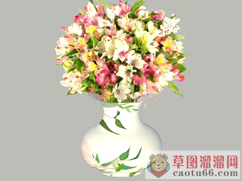 花瓶装饰品SU模型