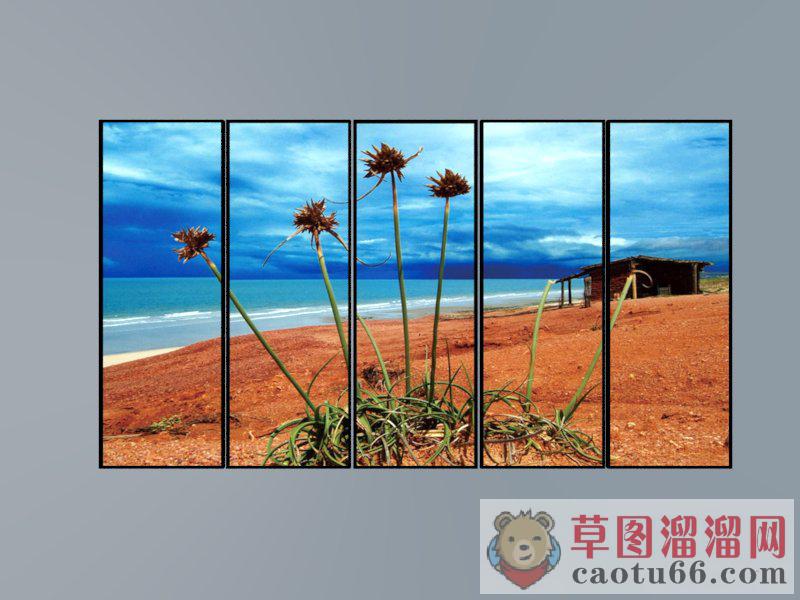装饰画照片墙SU模型