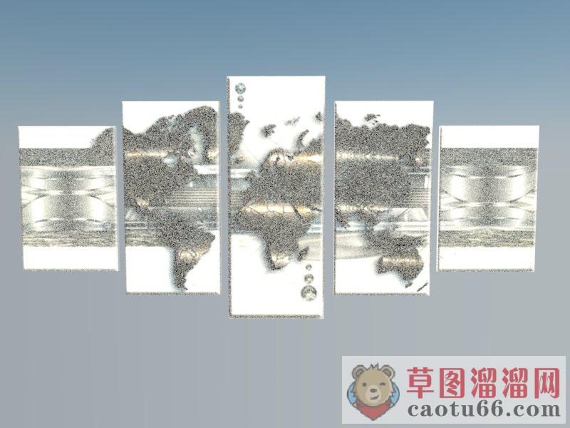 装饰画照片墙SU模型