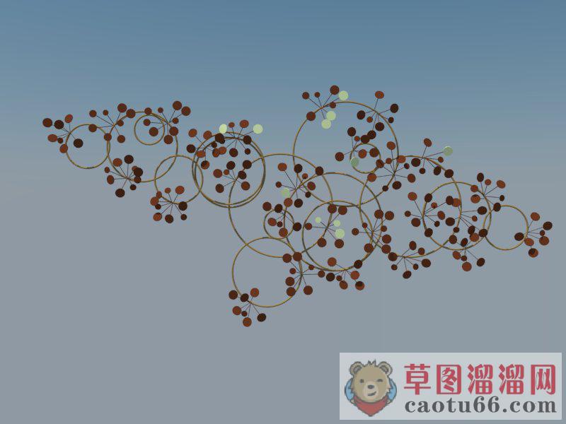 墙饰品SU模型