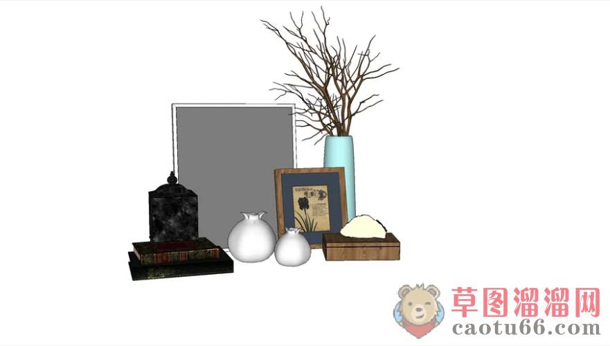 工艺品花瓶SU模型