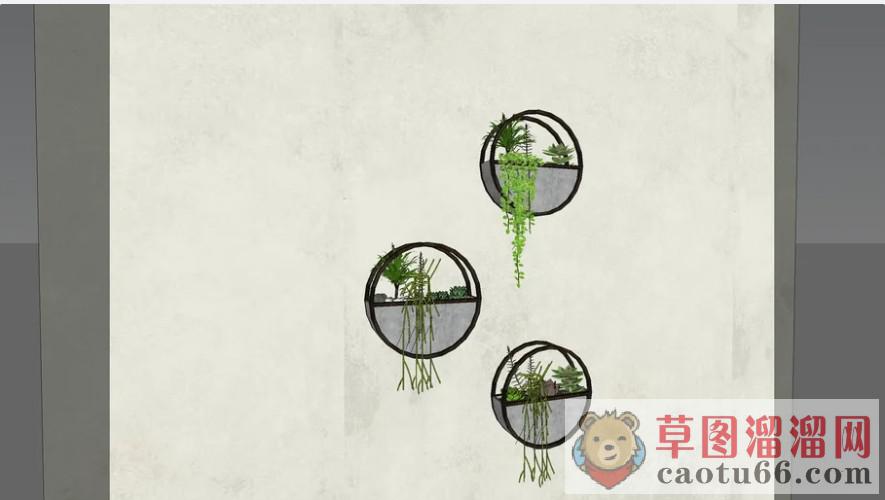 室内装饰植物SU模型