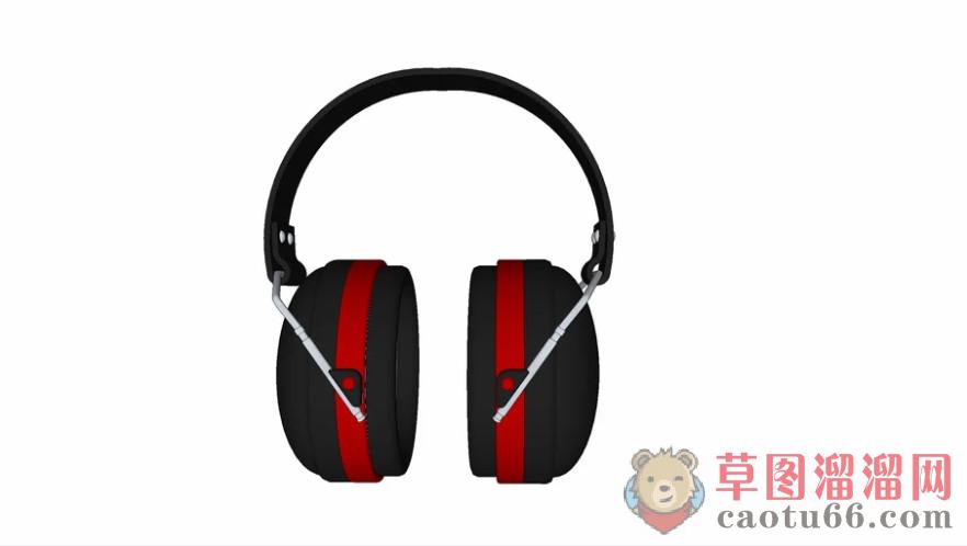 耳机音乐装饰品SU模型