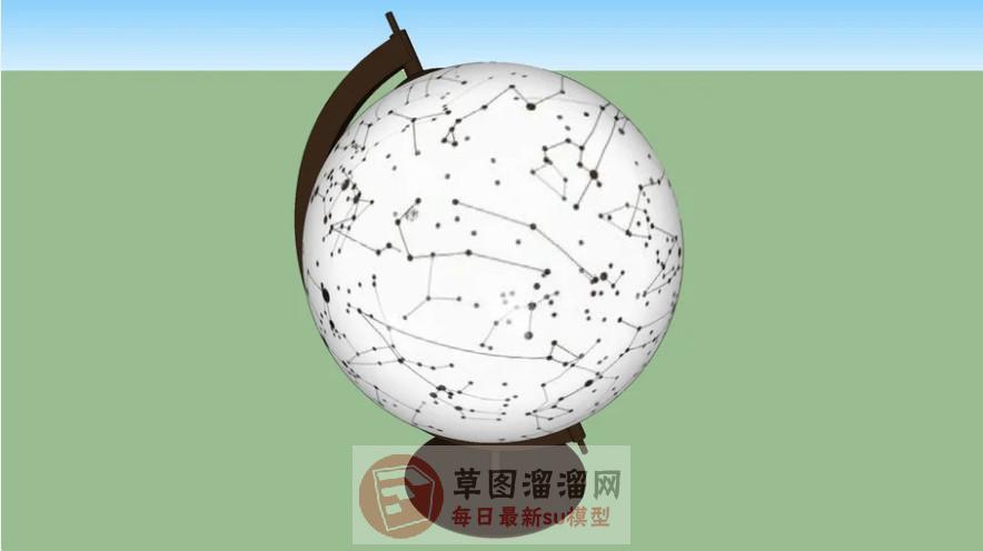 地球仪SU模型