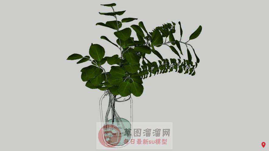 装饰物花瓶SU模型
