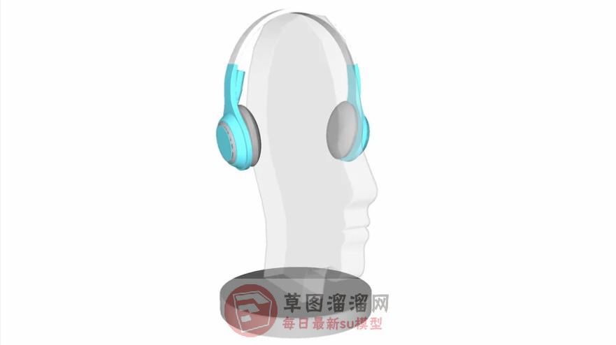 耳机装饰摆件SU模型
