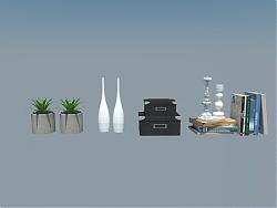 花瓶工艺品品牌SU模型
