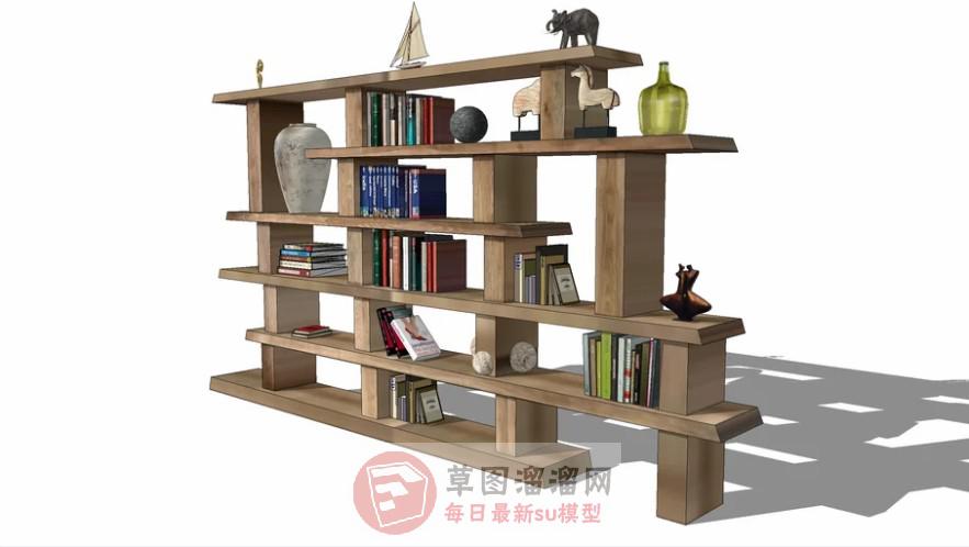 置物架工艺品摆件SU模型