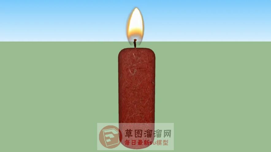 蜡烛SU模型