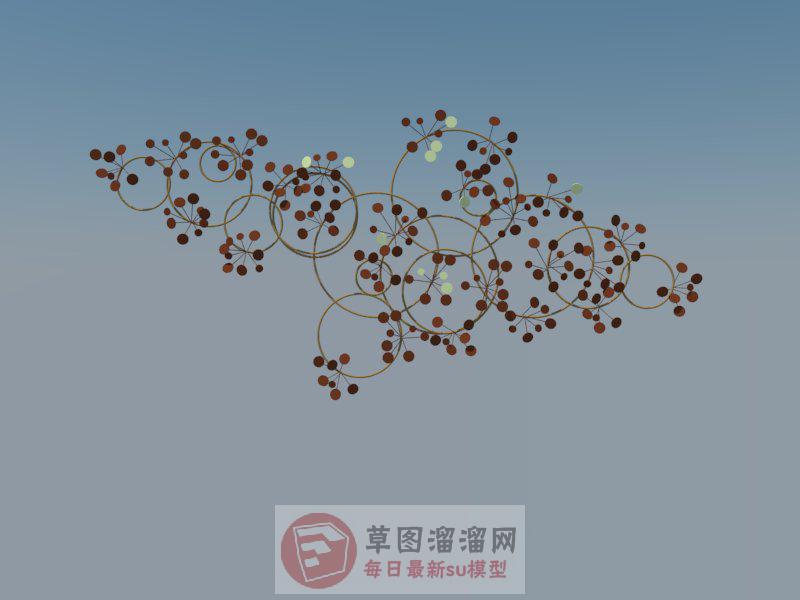 墙装饰品SU模型