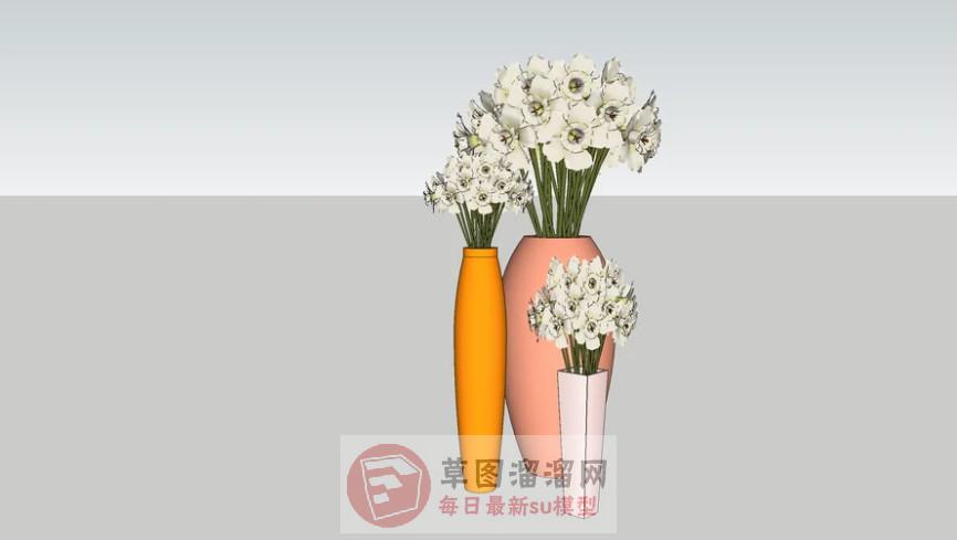 装饰花瓶SU模型