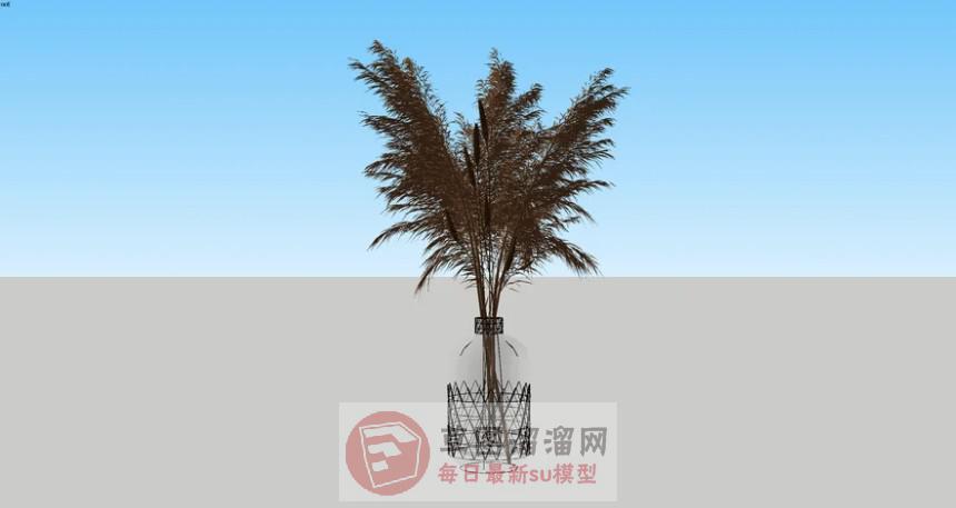 花瓶装饰品SU模型