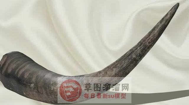 钻牛角尖装饰SU模型