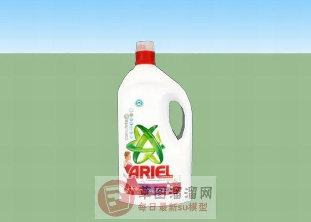 洗衣液洗衣SU模型