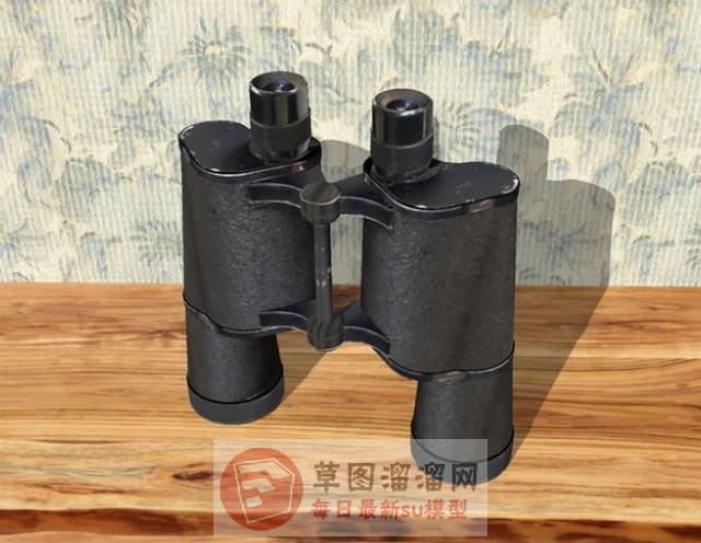 装饰品望远镜SU模型