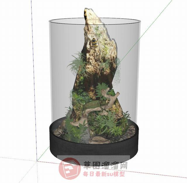 蜥蜴装饰品SU模型