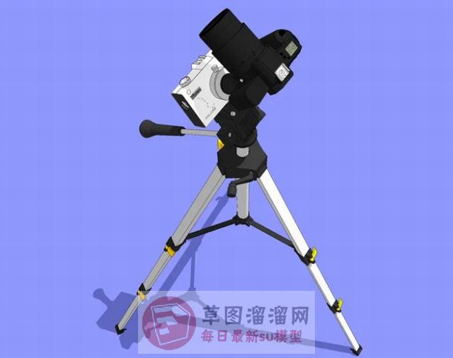 天文照相机相机架SU模型