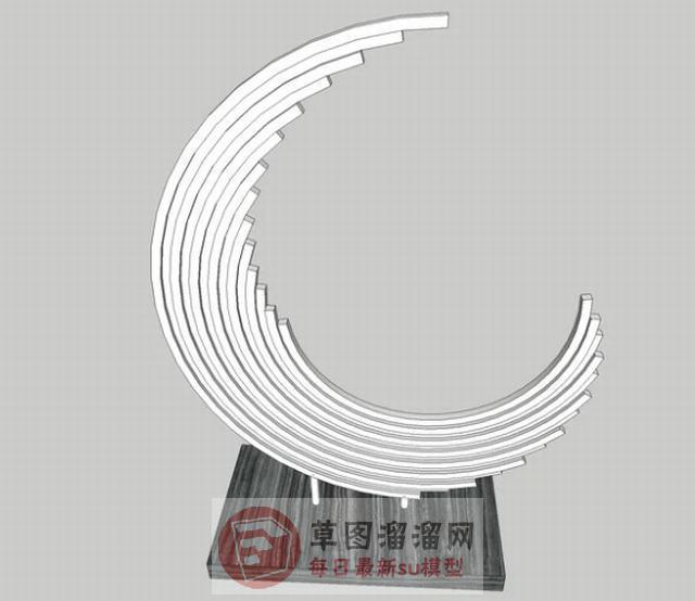 装饰工艺品雕塑SU模型