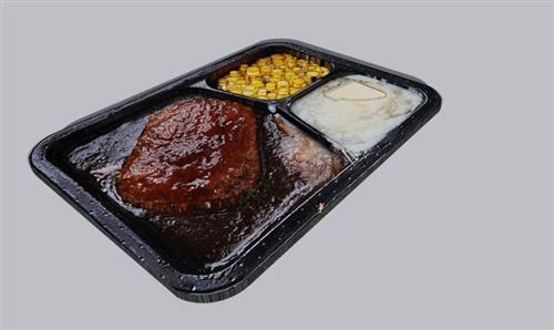 餐盘食物快餐SU模型