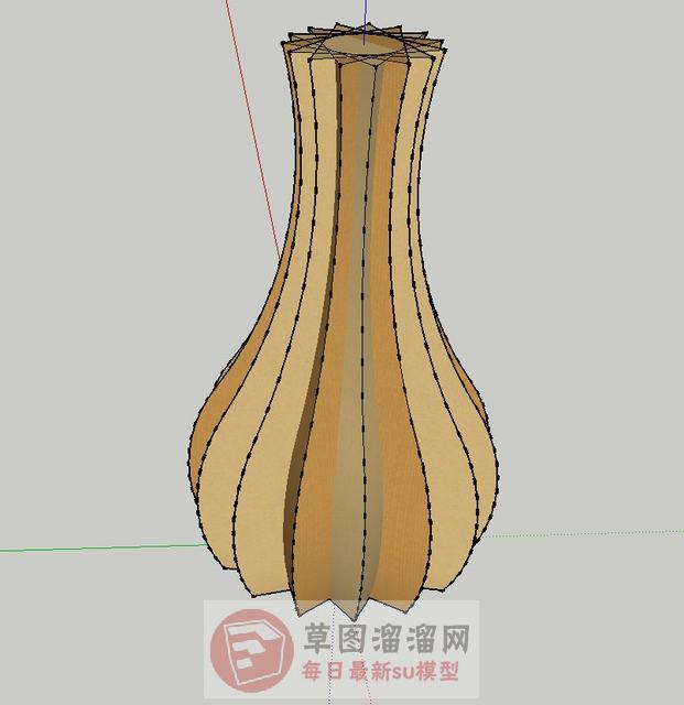 装饰花瓶摆件SU模型