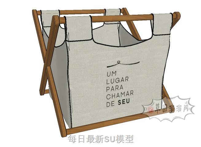 收纳盒盒子收纳SU模型