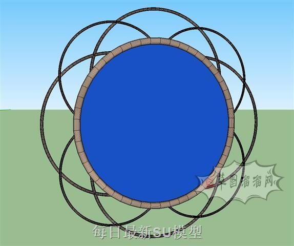 装饰镜子SU模型