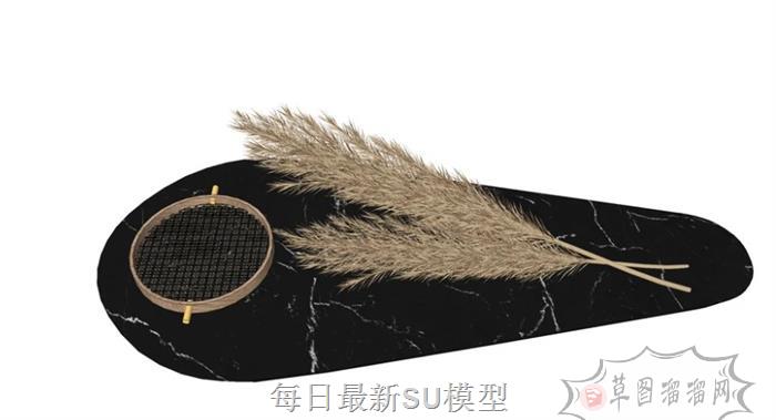 稻草装饰品SU模型
