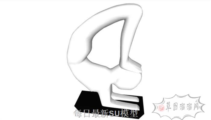 创意工艺品摆件SU模型