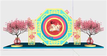 春节新年陈美SU模型