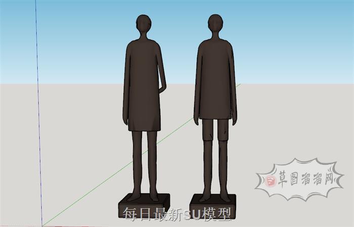 工艺品装饰摆件SU模型