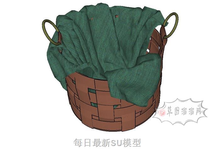 装饰篮子箩筐SU模型
