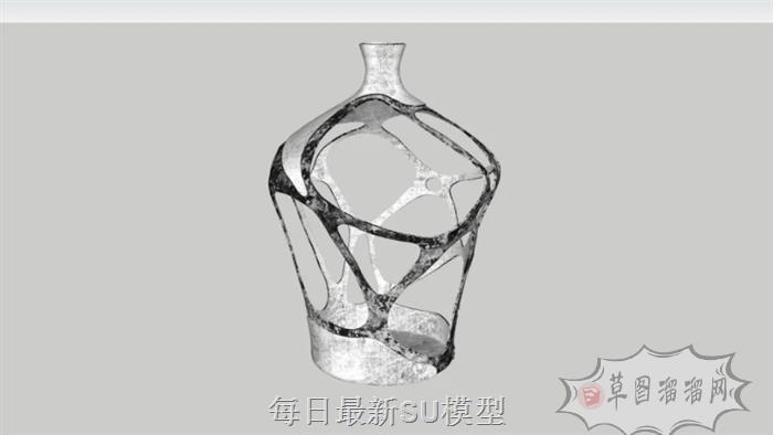 装饰花瓶SU模型