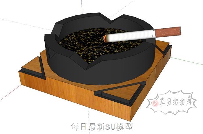 烟灰缸SU模型