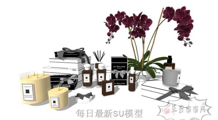 花瓶工艺品摆件SU模型