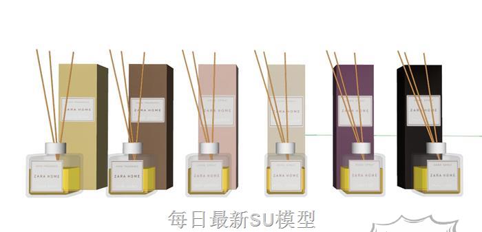 装饰品精油摆件SU模型