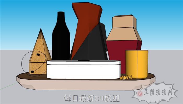 工艺品花瓶SU模型