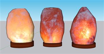 装饰品石头摆件SU模型