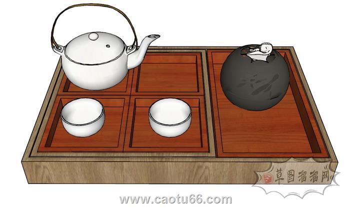 茶壶SU模型