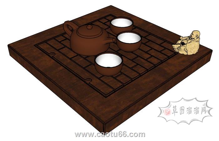 茶壶SU模型