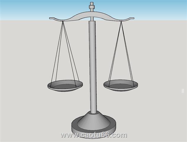 天平秤化学实验SU模型