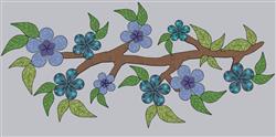 墙饰花朵装饰SU模型