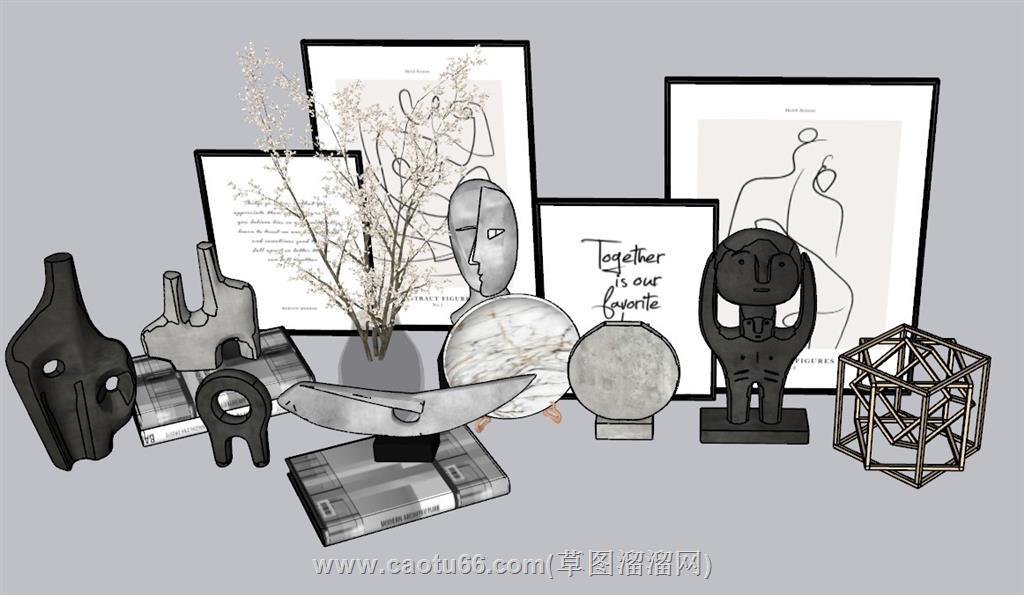 工艺品摆件集合SU模型