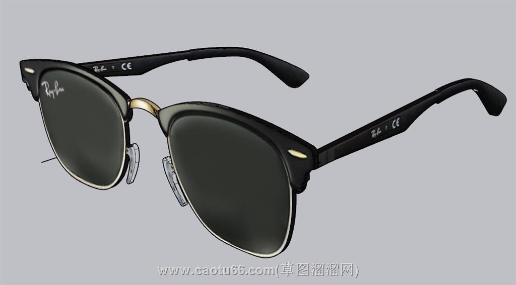 墨镜眼镜SU模型