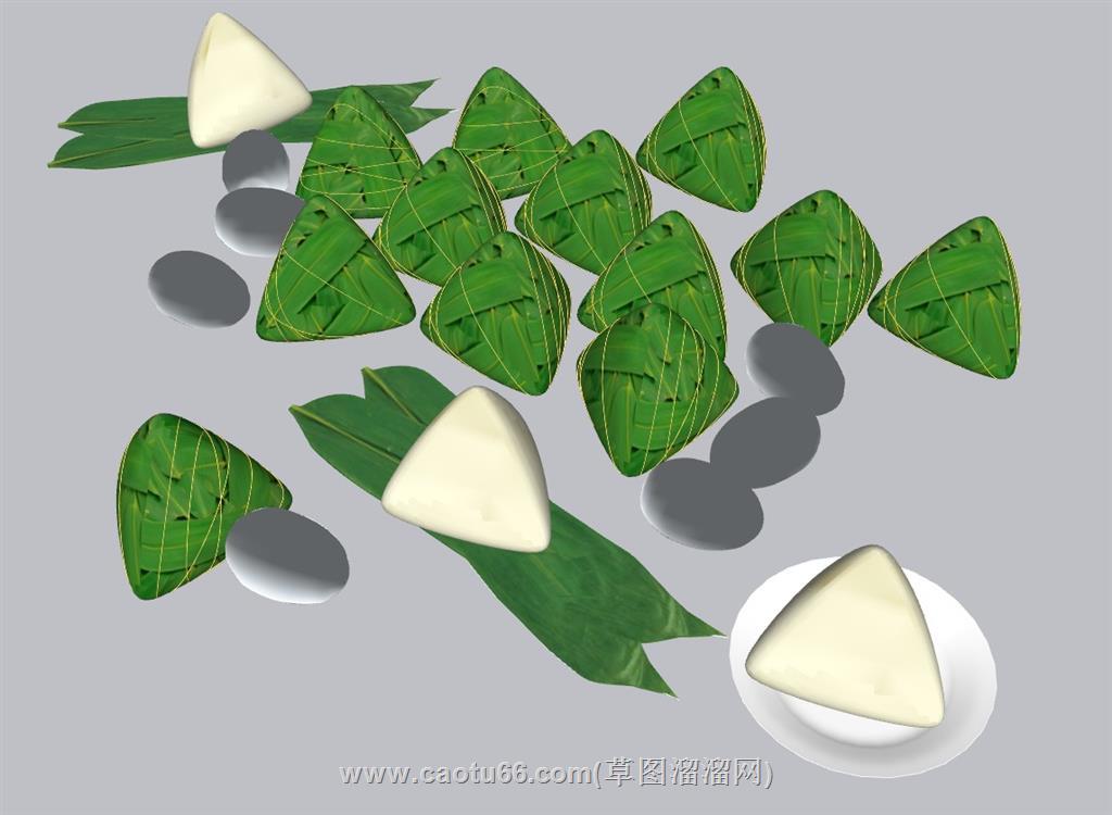 粽子端午节SU模型